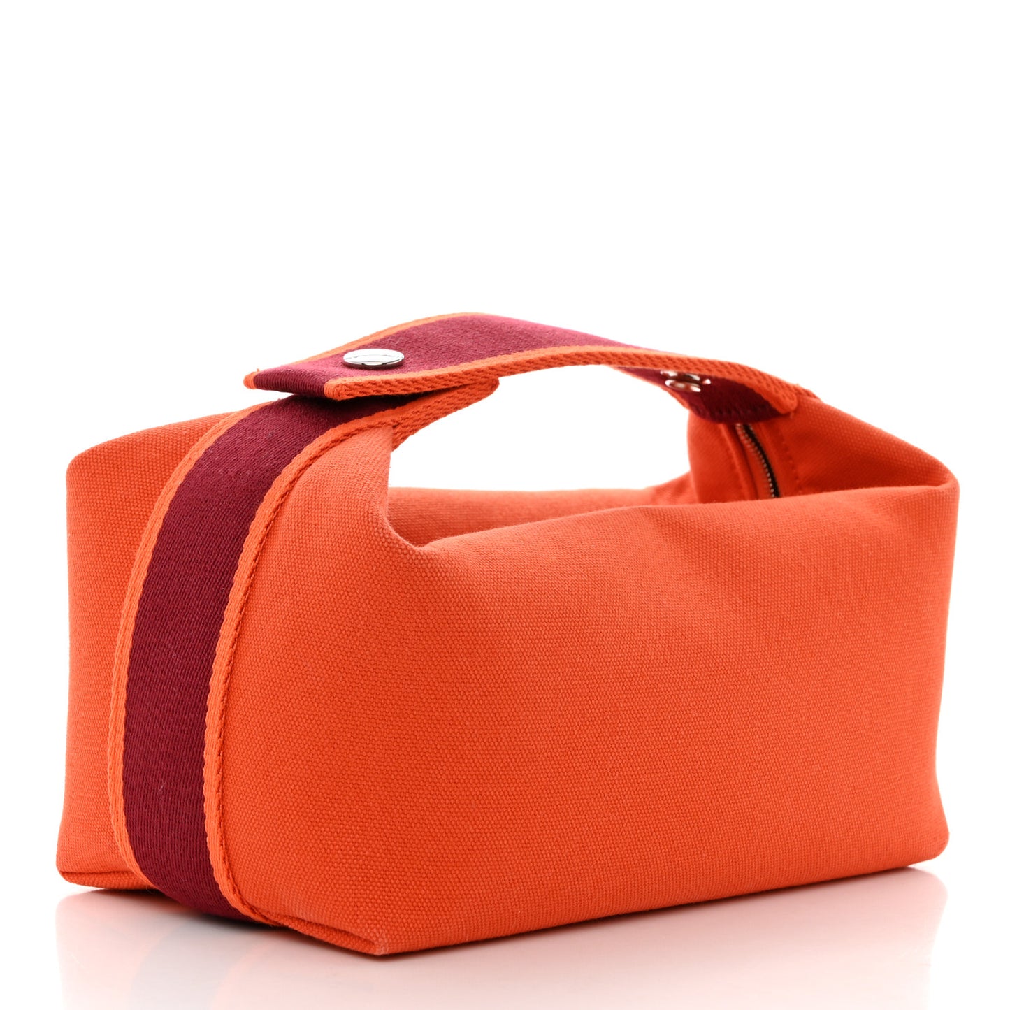 Canvas Small Bride-A-Brac Pouch Orange Burgundy