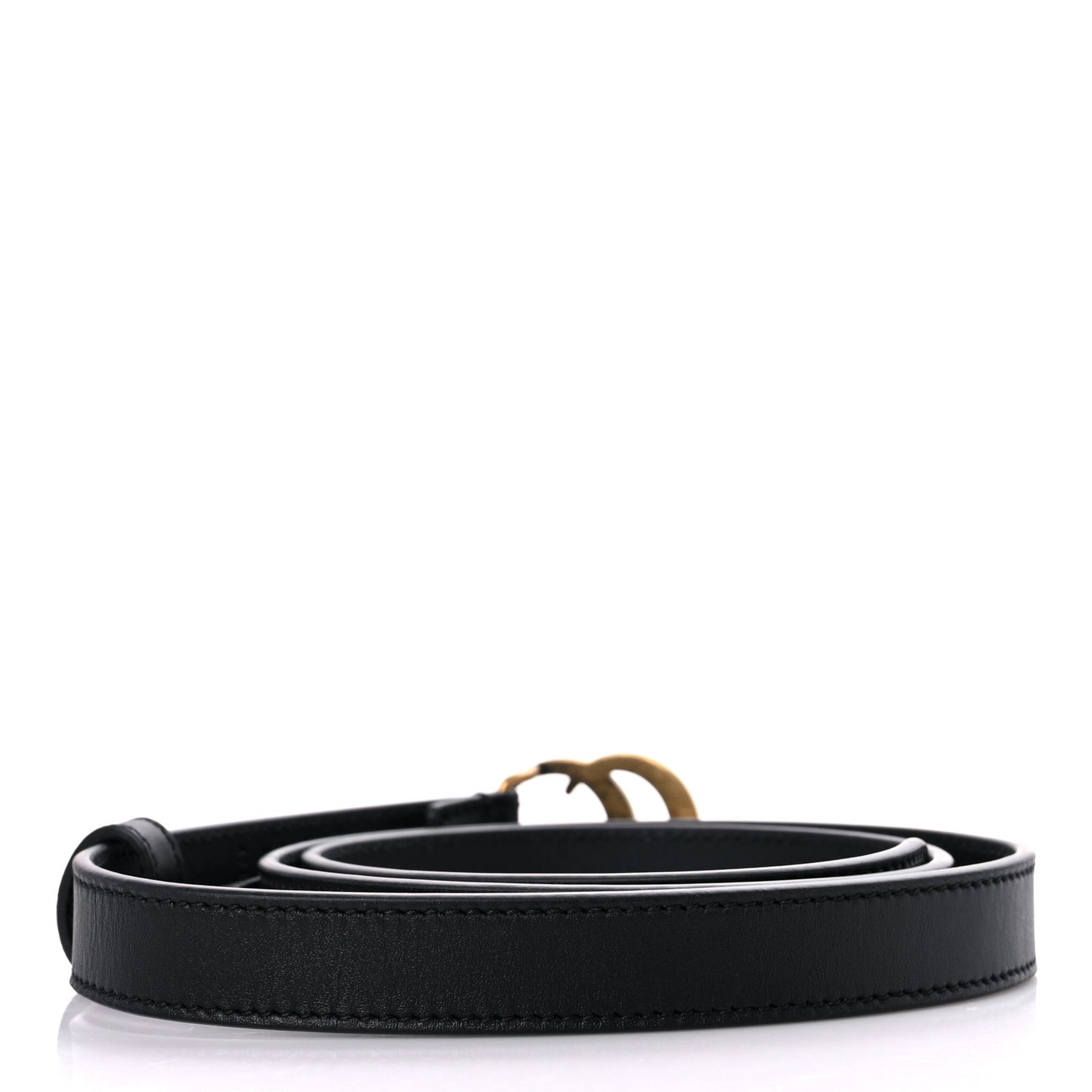 Calfskin Double G 20mm Belt 85 34 Black