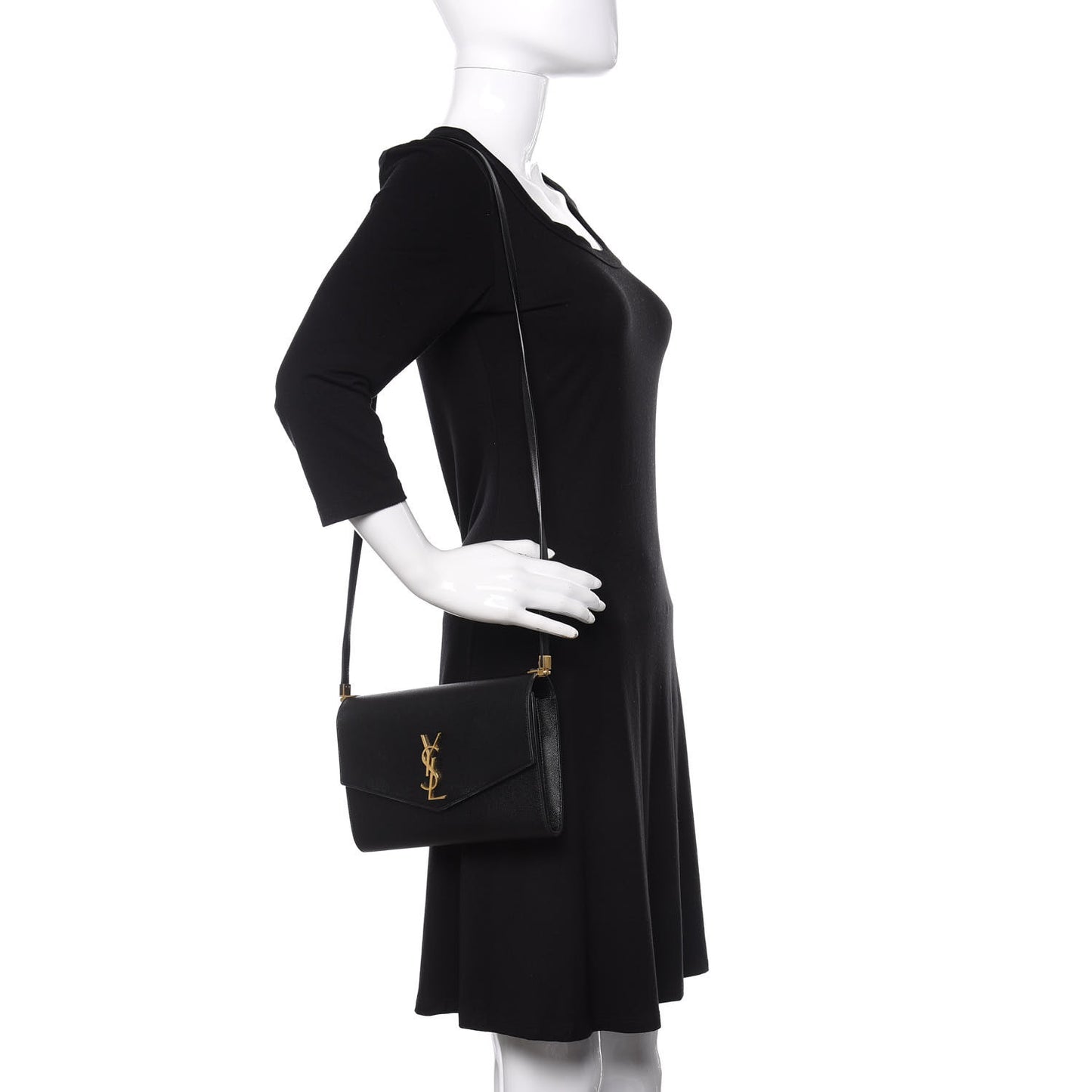 Grain De Poudre Mini Uptown Crossbody Bag Black