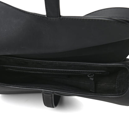 Christian Dior Ultra Matte Calfskin Saddle Bag Black 5 of 9