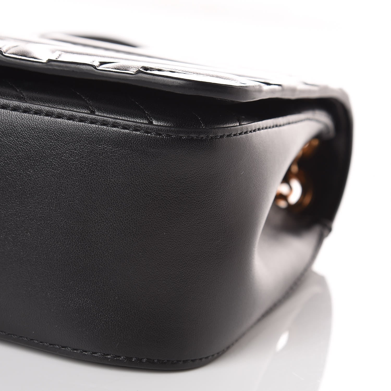 Stella McCartney Alter Nappa Star Medium Flap Shoulder Bag Black 8 of 8