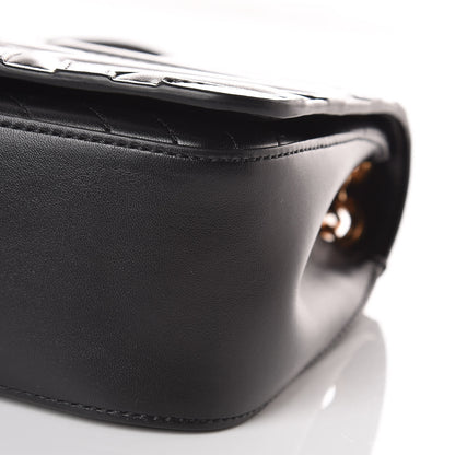 Stella McCartney Alter Nappa Star Medium Flap Shoulder Bag Black 8 of 8