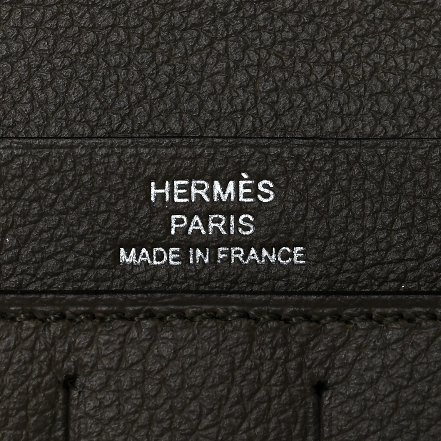 Hermes Evercolor Citizen Twill Long Wallet Vert De Gris 6 of 7