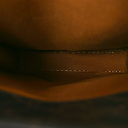 Celine Triomphe Canvas Calfskin Small Vertical Cabas Tan 5 of 8