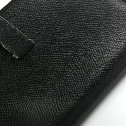 Hermes Epsom Bearn Gusset Wallet Black 6 of 8