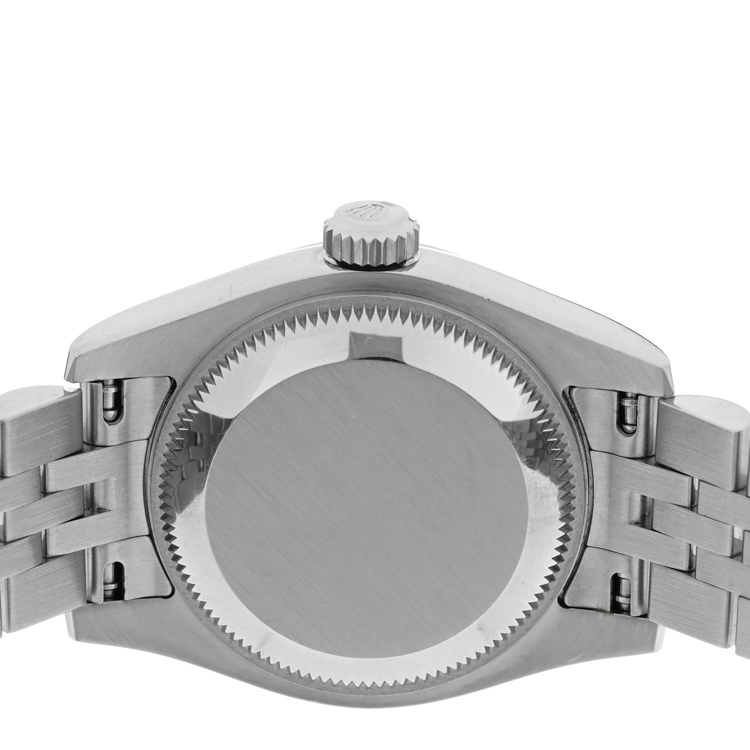 Rolex Stainless Steel 18K White Gold Diamond 26mm Oyster Perpetual Datejust Watch Silver 179174 4 of 5