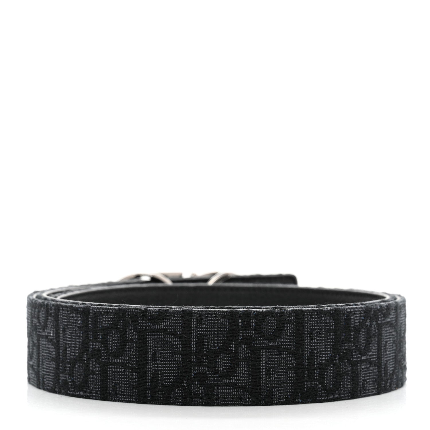 Christian Dior Oblique 35mm Reversible Belt 95 Black 3 of 8