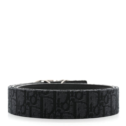 Christian Dior Oblique 35mm Reversible Belt 95 Black 3 of 8