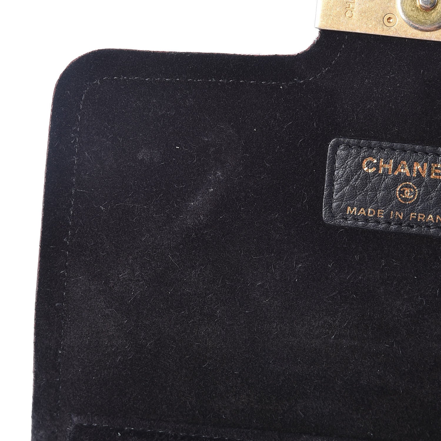 Chanel Calfskin Quilted Archi Chic Square Wallet On Chain WOC Black 11 of 16