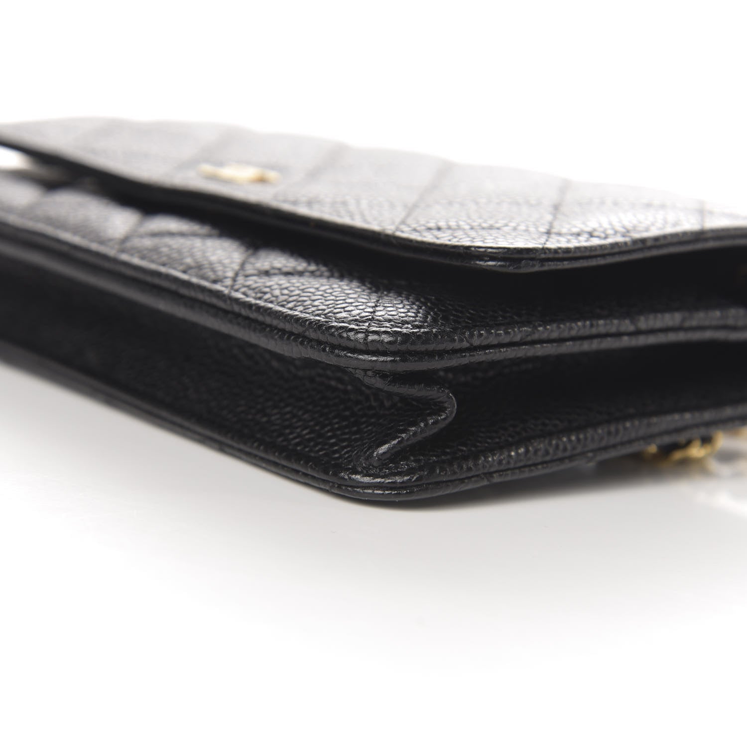 Chanel Caviar Quilted Wallet On Chain WOC Black 11 of 13