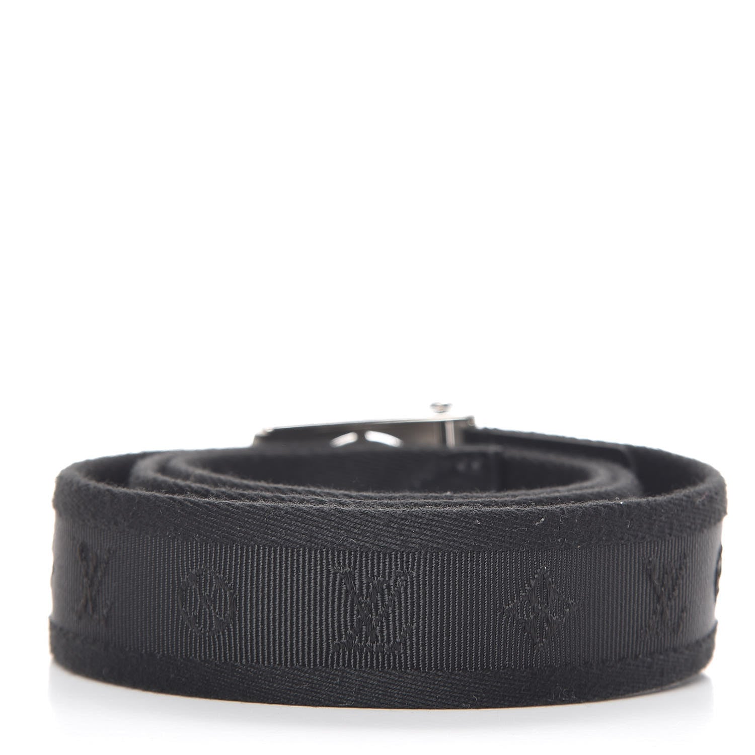 Louis Vuitton Canvas Monogram LV Cut Belt 90 36 Black 3 of 6