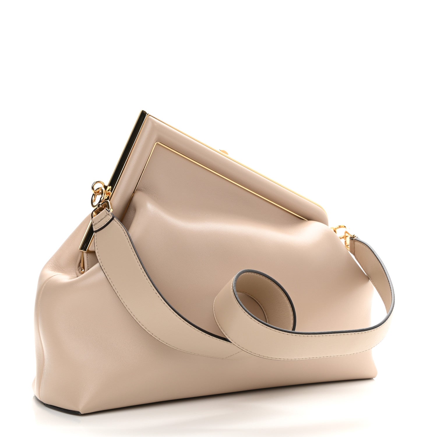 Fendi Shiny Nappa Medium Fendi First Nuvola 3 of 11