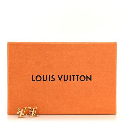 Louis Vuitton LOUIS VUITTON Metal LV Iconic Earrings Gold 6 of 6