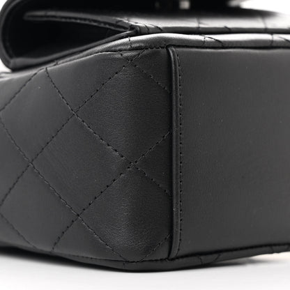 Chanel Lambskin Quilted CC Mini Classic Backpack So Black 9 of 11