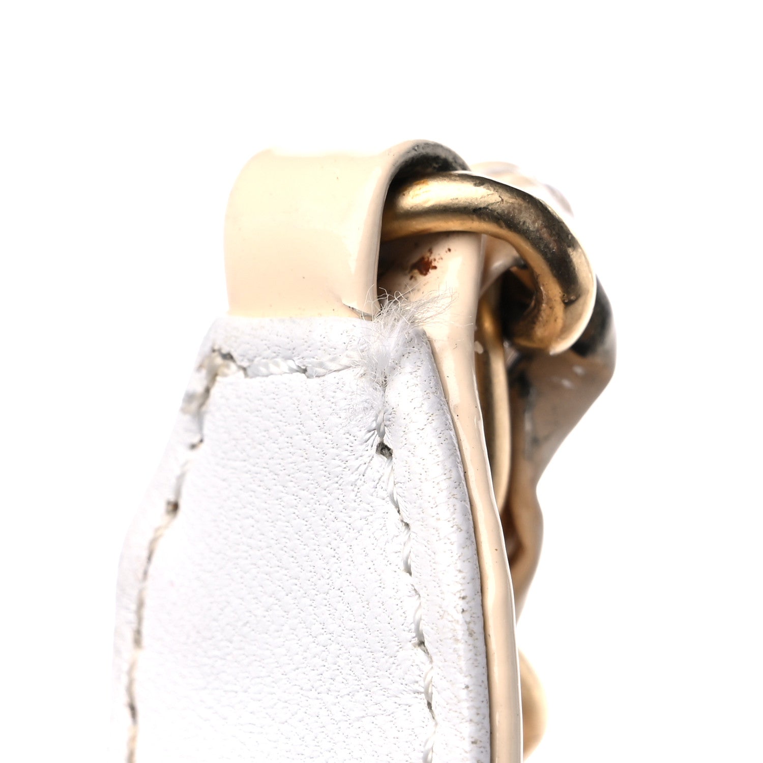 Chanel Patent Perforated CC Tote White 15 of 20