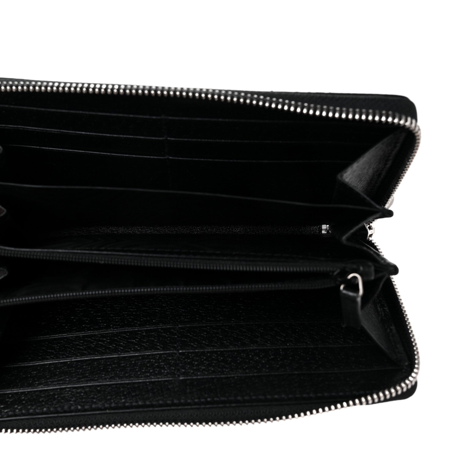 Gucci Econyl Nylon Monogram Off The Grid Zip Around Wallet Carrot Orange Black 5 of 6
