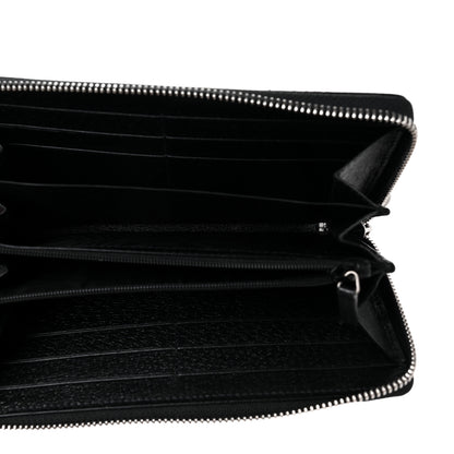 Gucci Econyl Nylon Monogram Off The Grid Zip Around Wallet Carrot Orange Black 5 of 6