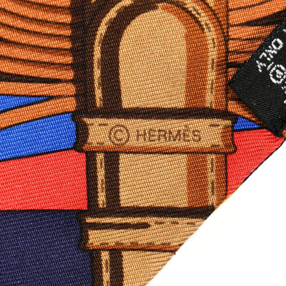 Hermes Silk Coaching Twilly 3 of 4