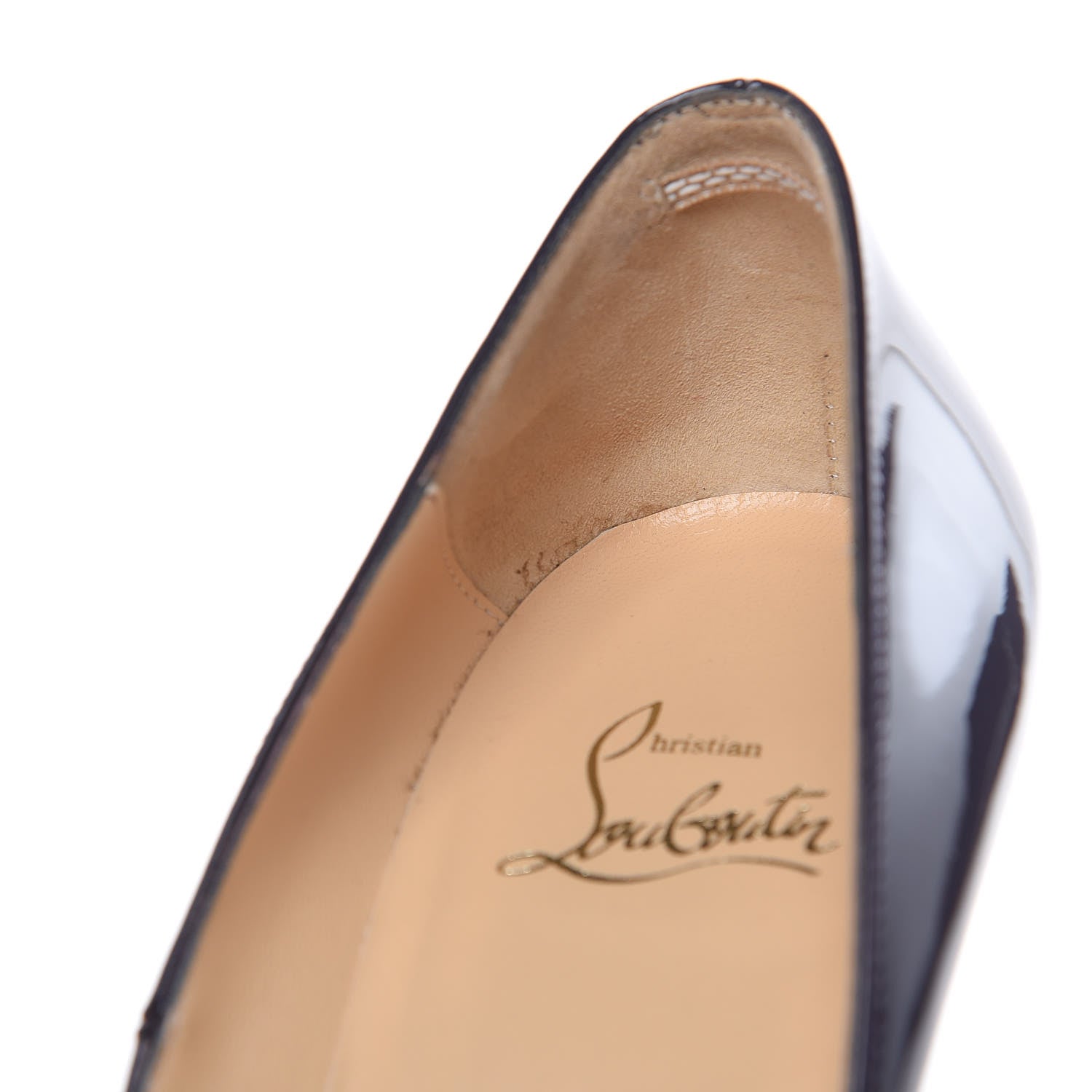 Christian Louboutin Patent Pigalle 100 Pumps 37 Iris 8 of 9