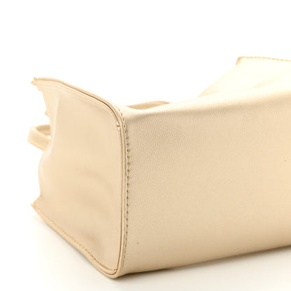 Telfar Metallic Vegan Leather Small Shopping Bag Gold 9 of 10