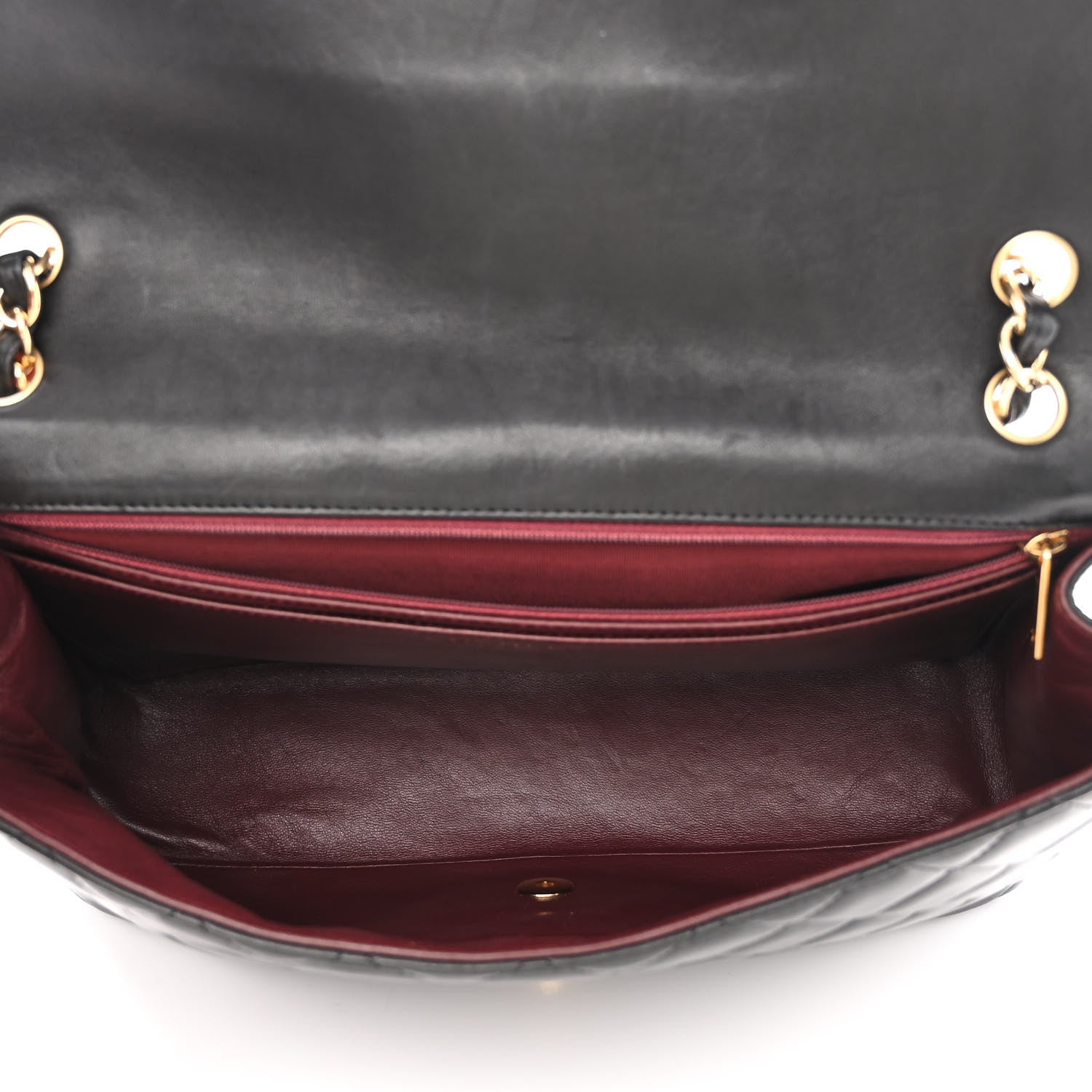 Chanel Lambskin Quilted Maxi Single Flap Black 5 of 13
