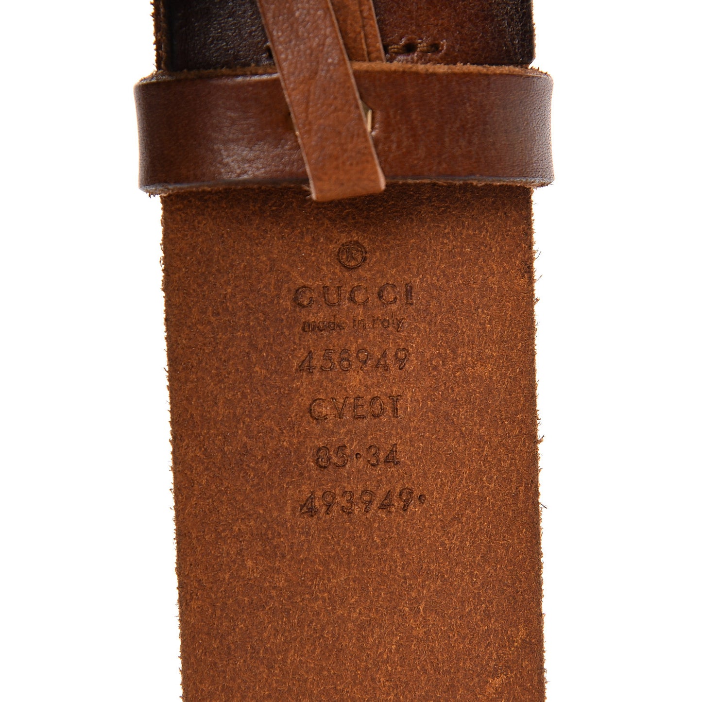 Faded Calfskin Snake Double G 40mm Belt 85 34 Cuir