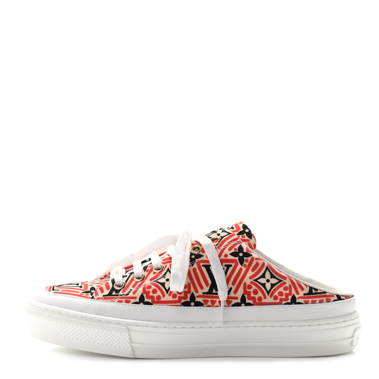Louis Vuitton Nylon Monogram Crafty Open Back Sneaker 38 1 of 8