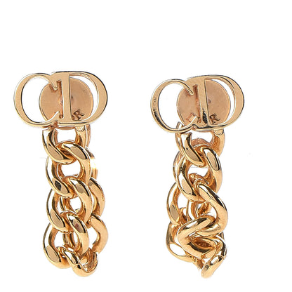 Christian Dior Danseuse Etoile Chain Earrings Gold 1 of 5