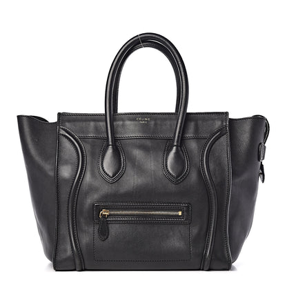 Celine Smooth Calfskin Mini Luggage Black 1 of 25