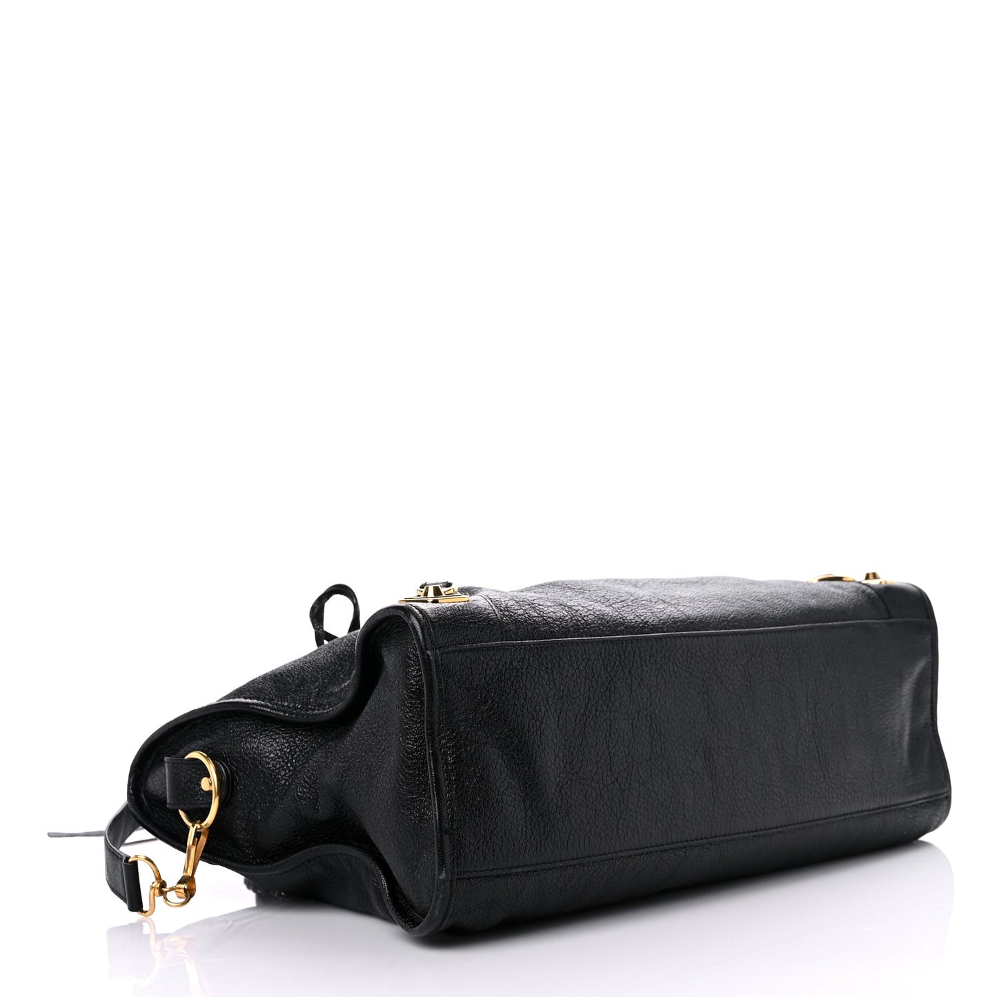 Chevre Gold Metallic Edge Hardware City Black