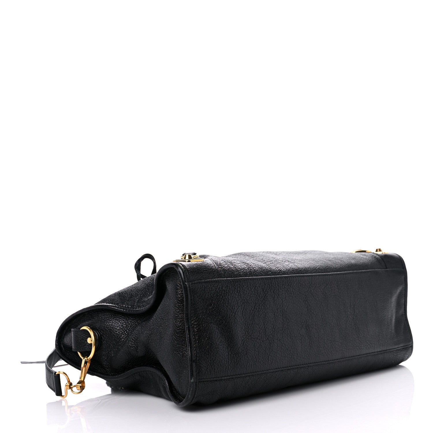 Balenciaga Chevre Gold Metallic Edge Hardware City Black 3 of 28