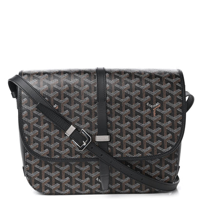 Goyard Goyardine Belvedere II MM Messenger Bag Black 1 of 9