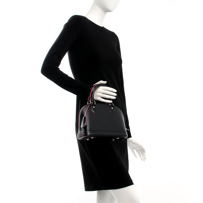 Louis Vuitton Epi Alma BB Black Hot Pink 3 of 7