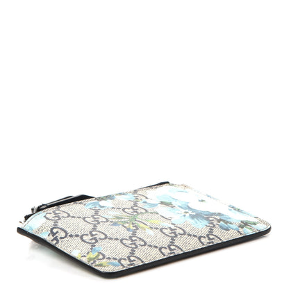Gucci GG Supreme Monogram Blooms Key Case Beige Blue Navy 4 of 7