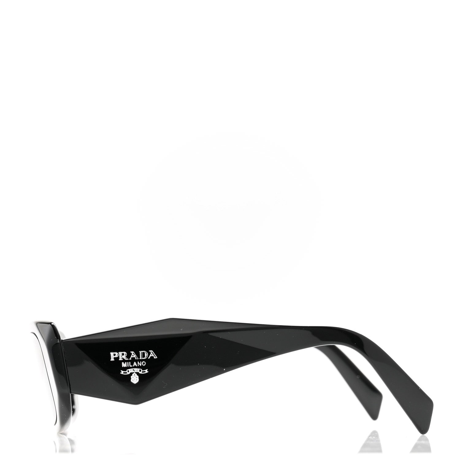 Prada Acetate Symbole Sunglasses SPR 17W Black 3 of 8