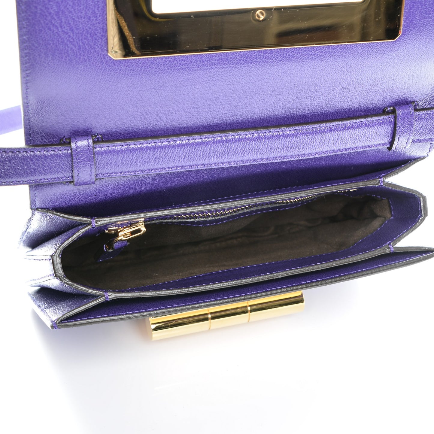 Calfskin Natalia Medium Bag Purple