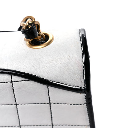 Chanel Lambskin Reissue Chocolate Bar Flap White Black 21 of 30