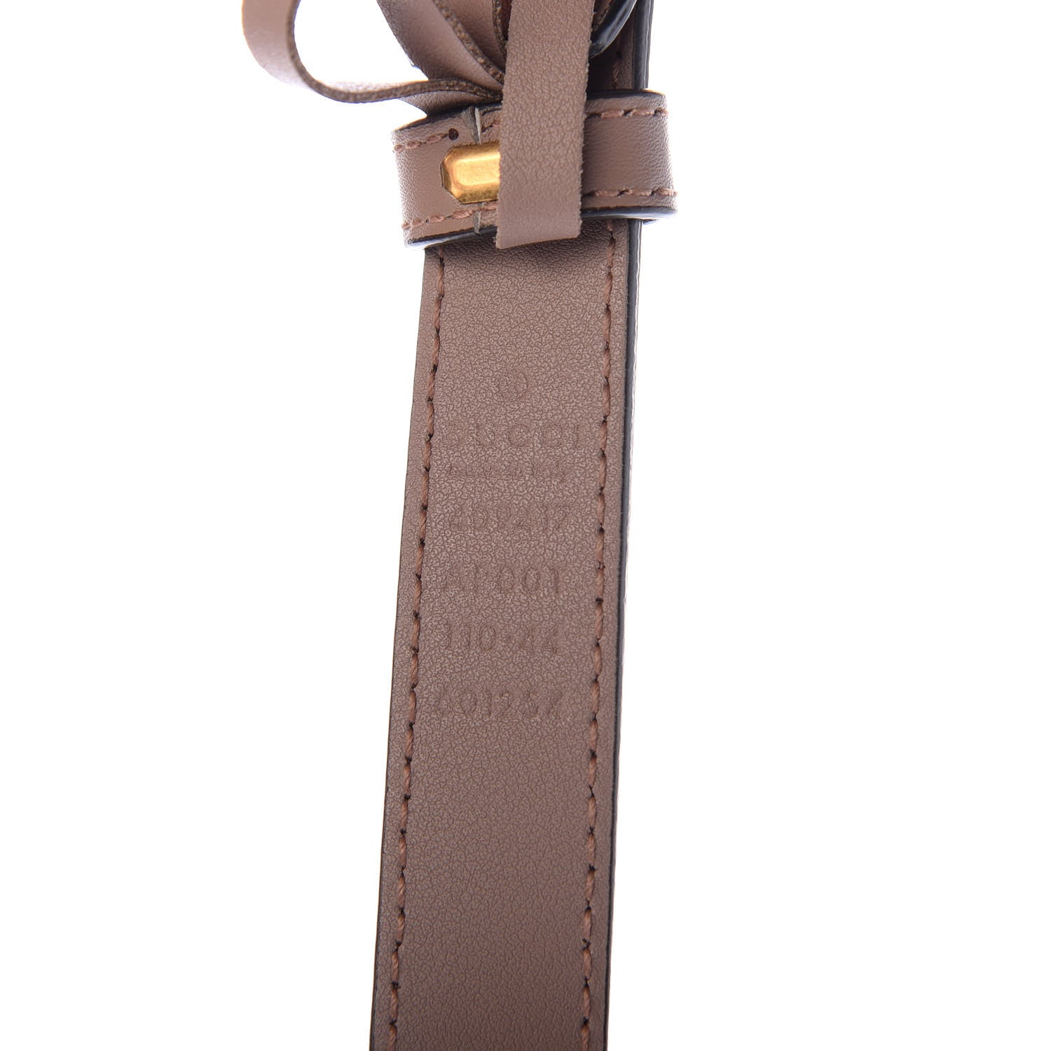 Gucci Calfskin Double G 20mm Belt 110 44 Porcelain Rose 3 of 5