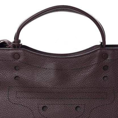 Balenciaga Veau Grana Perforated Blackout Hardware City Rouge Acajou 10 of 10