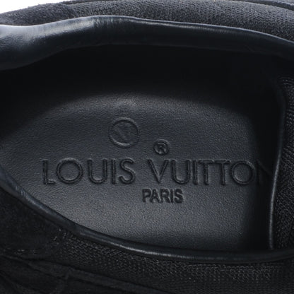 Louis Vuitton Suede Mini Damier Vibes Sneakers 6 Black 5 of 6