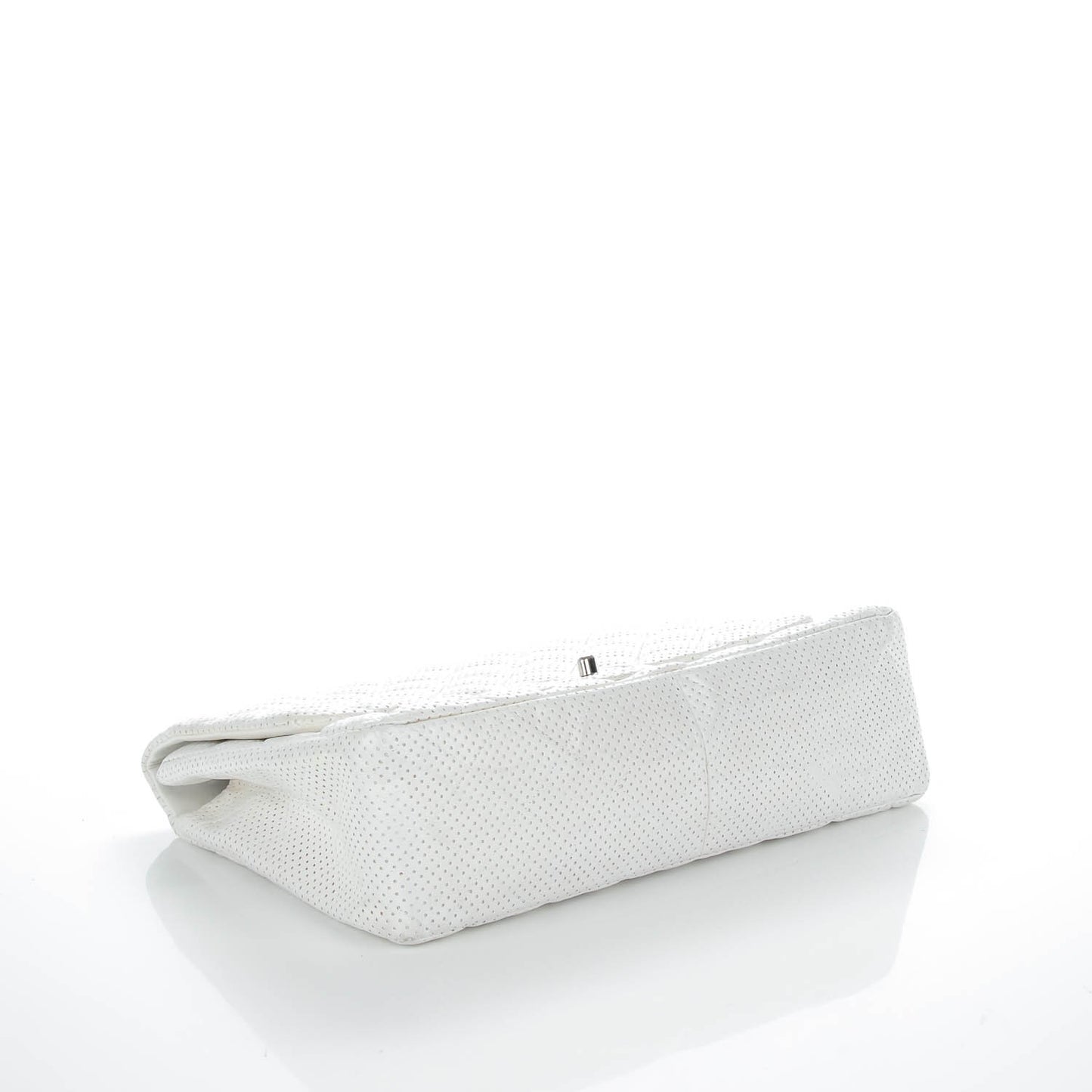 Lambskin Perforated Jumbo Single Flap White