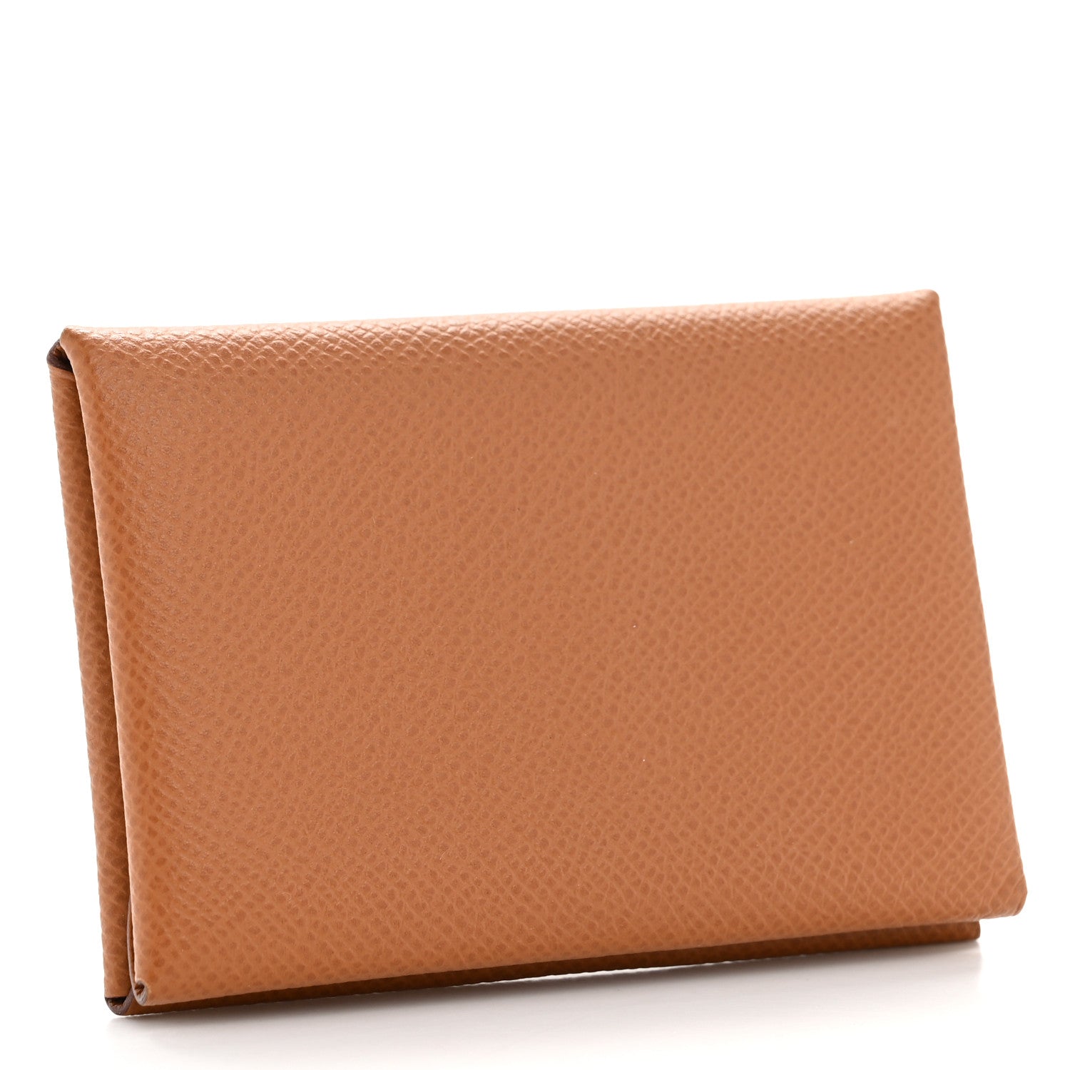 Hermes Epsom Calvi Duo Card Case Gold 3 of 10