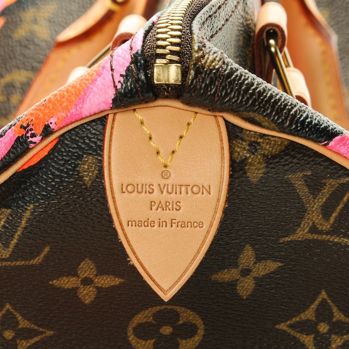Monogram Roses Speedy 30