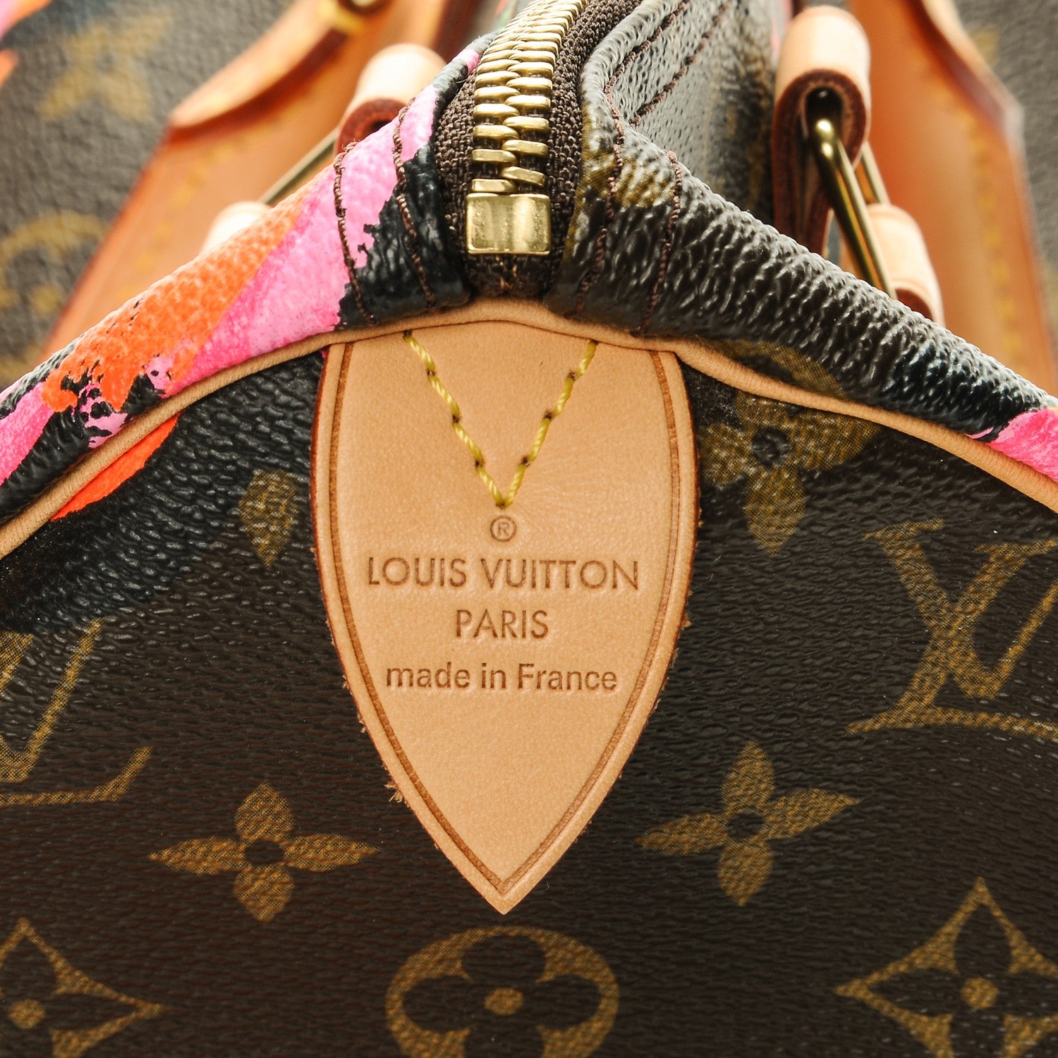 Louis Vuitton Monogram Roses Speedy 30 5 of 7