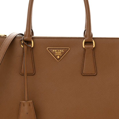 Prada Saffiano Large Galleria Double Zip Tote Cannella 7 of 18