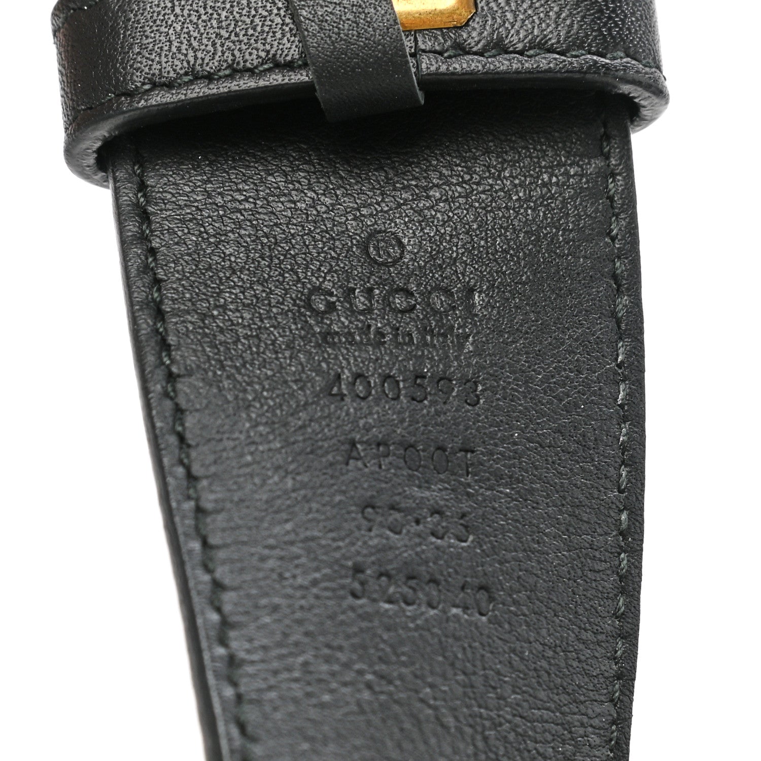 Gucci Calfskin Double G 40mm Belt 90 36 Black 3 of 6