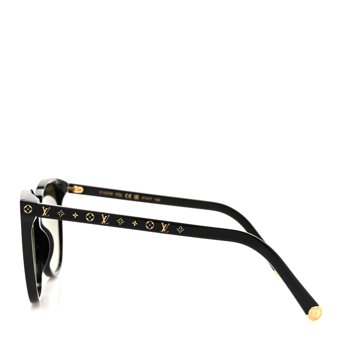 Acetate My Monogram Light Cat Eye Sunglasses Z1657W Black