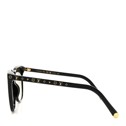Louis Vuitton Acetate My Monogram Light Cat Eye Sunglasses Z1657W Black 3 of 6