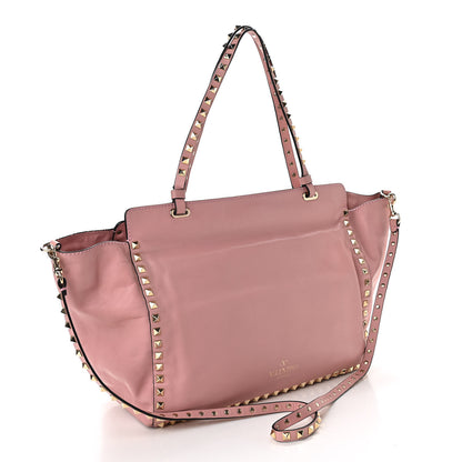 Valentino Garavani Vitello Medium Rockstud Tote Pop Gardenia 3 of 9