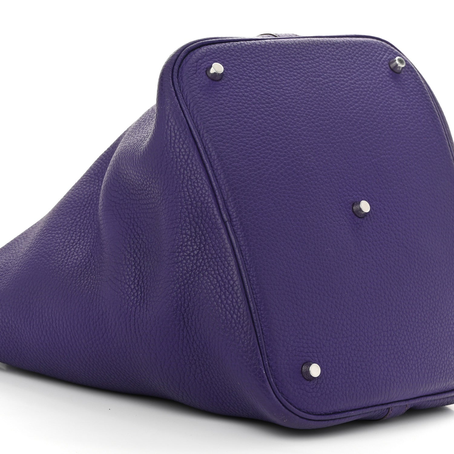 Hermes Taurillon Clemence Picotin Lock 26 GM Iris 9 of 12